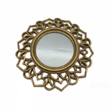 Floral Pattern Round Mirrors Home Decorative Wall Mirror